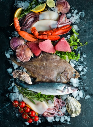Морепродукты и рыба